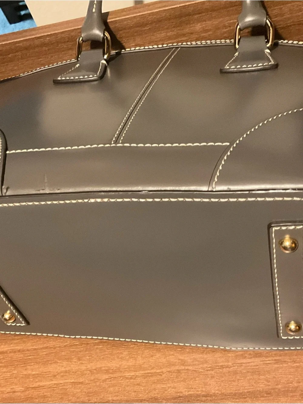 Dooney & Bourke Leather Handbag & Matching Wallet Set